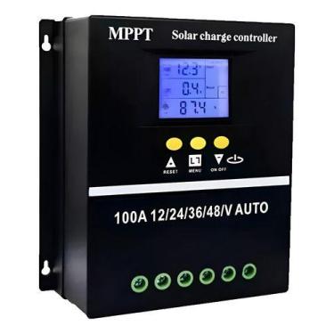Imagem de Controlador Carga Painel Solar Regulador Mppt 12V/48V 100A - Pool, Pad