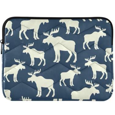 Imagem de Deer Buck Animals Capa acolchoada para laptop capa para notebook macia capa universal para laptop de 13 polegadas 14