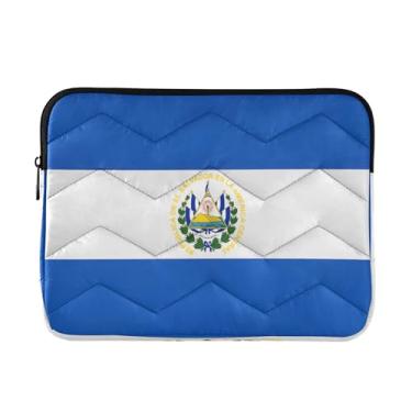 Imagem de Bolsa de trabalho com bandeira de El Salvador, bolsas para laptop de 13 a 13,3 polegadas para mulheres, bolsas para professores