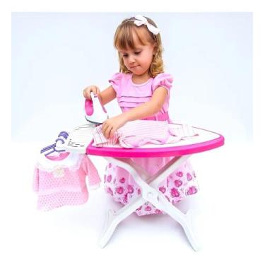 Imagem de Tabuinha de Passar Roupa Infantil Poliplac Brinquedo Casinha