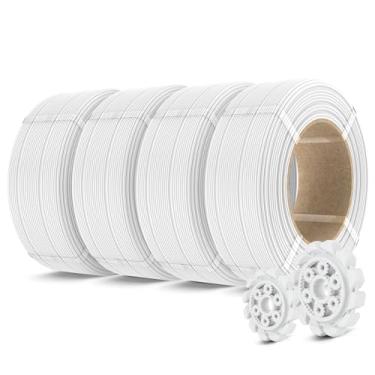 Imagem de SUNLU Refil de filamento de impressora 3D 4KG PLA+2.0, pacote de filamentos PLA+ de alta dureza, sem carretel, refil de filamentos 3D de 1,75 mm para carretéis reutilizáveis compatíveis com