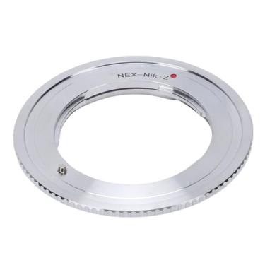 Imagem de Jectse Anel Adaptador de Lente, Adaptador de Montagem de Foco Manual para Câmera z Full Frame, Com Foco Infinito para Lente Nex, Liga de Alumínio