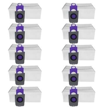 Imagem de Sacos de pó de substituição para aspirador de pó robô Narwal Freo X10 Pro Inclui: pacote com 10 sacos de vácuo