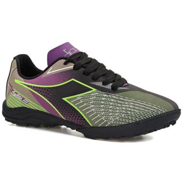 Imagem de Chuteira Unissex Diadora Agilitá III Society Roxo e Preto-Unissex