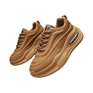 Imagem de Tênis Casuais Masculinos Da Moda, Estilo Esportivo, Solado Grosso, Con