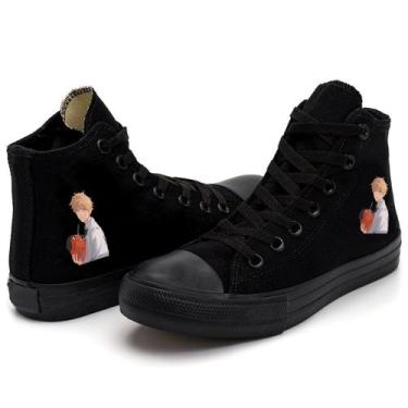 Imagem de Tênis Do Denji Lançamento Especial Star Novo Modelo Top, Preto, Preto,
