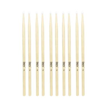 Imagem de Baquetas Maple Classic Waterdrop Tip IRIN 5A/7A De Nylon Para Iniciant
