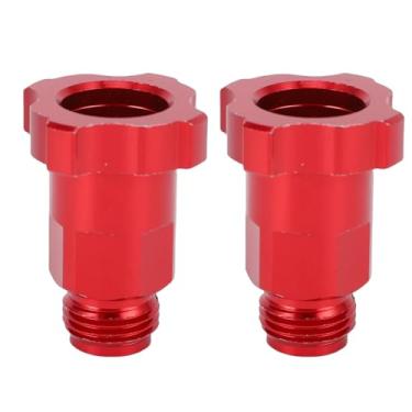 Imagem de Fafeicy Adaptador de Copo de Pistola de Pulverização, 2 Peças, Rosca Macho M16, Passo de 1.5mm, Liga de Alumínio Vermelha para Pulverizador de Tinta, Móveis de Barco de Carro