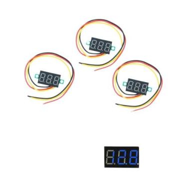 Imagem de Mini Voltímetro Digital LED De 0,36 Polegadas Com 3 Fios, Módulo De Me