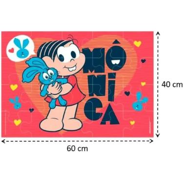 Imagem de Quebra Cabeça Gigante Turma da Mônica Meu Sansão 0778 - Nig