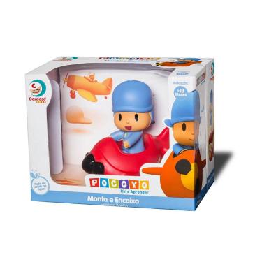 Imagem de Aviãozinho Pocoyo Monta e Encaixa em Vinil  293 - Cardoso