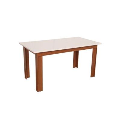 Imagem de Mesa Retangular Grande Luiza MDF 135 cm - Móveis São Carlos, NATURALLE