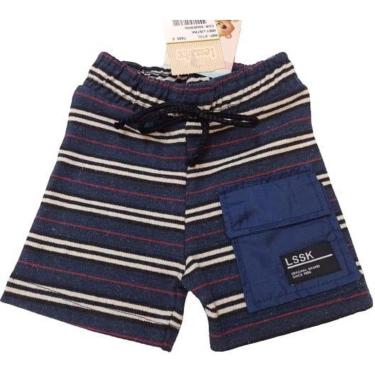 Imagem de Bermuda / Shorts Bebê Menino Moletinho Verão Lessa Kids 8701-Masculino