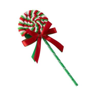 Imagem de Grandes Enfeites Rústicos De Bengala Doce De Hortelã Para Árvore De Na