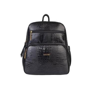 Imagem de Mochila feminina de couro croco Zaya-Feminino