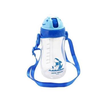 Imagem de Garrafa Infantil 460ml Pimpolhos Jacki Design, Azul