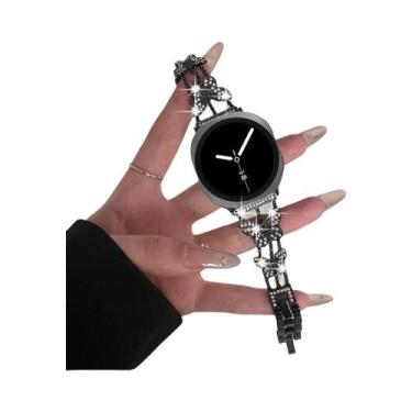 Imagem de Pulseira De Metal Estilo Borboleta Para Samsung Galaxy Watch 8 Classic