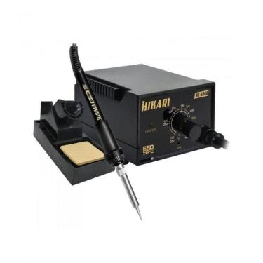 Imagem de Estação de Solda Analógica HK936A 60W com Temperatura Ajustável de 200°C a 480°C Preta Hikari