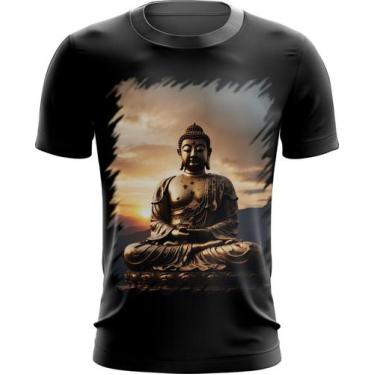 Imagem de Camiseta Dryfit Estátua de Buda Iluminado Religião 18 - Kasubeck Store