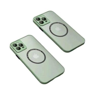 Imagem de Capa Magnética Fosca De PC Para iPhone 16e 16 15 14 pro Max 13 12 Mini