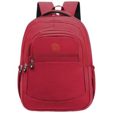 Imagem de Mochila Escolar Bolsa Grande Feminina Com Espaço Para Notebook Dia a Dia Trabalho Facul...