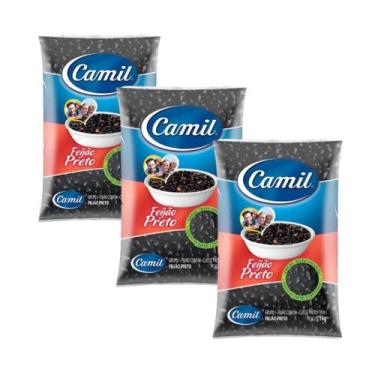 Imagem de Feijão Preto Camil Tipo 1 Premium - Kit 3 Unidades