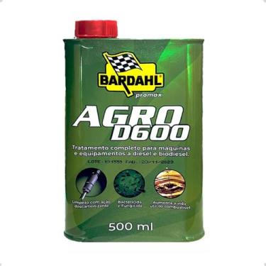 Imagem de Bardahl Agro D-600 Para Diesel Biodiesel 500ml Agroprotetivo Cor:Verde