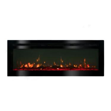 Imagem de Lareira Elétrica Wgrif Opala 50" De Embutir 220V 1800W Preta