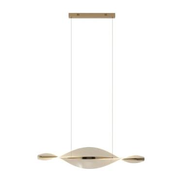 Imagem de Pendente Horizontal Leaf 3000K 20W Gold (Ref:1479)