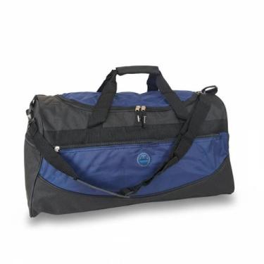 Imagem de Bolsa de Viagem tipo sacola Clio Style 50L MF3455 Esportiva, Azul, Pre