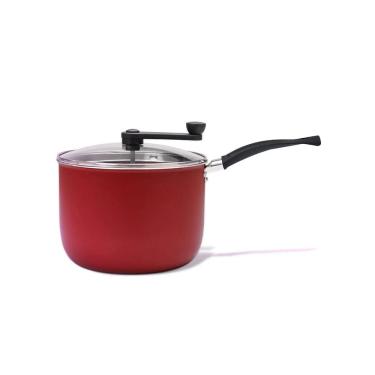 Imagem de Pipoqueira Brinox Antiaderente Ceramic Life Rainbow 20cm 4,2 Litros Cereja