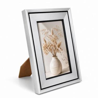 Imagem de Porta Retrado Decorativo Para Foto 10x15 Vertical Moldura Elegante Mes