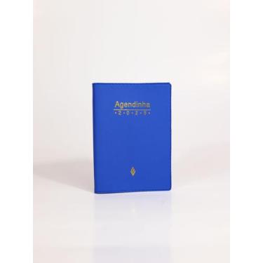 Imagem de Agenda simples 2025 - azul - VOZES