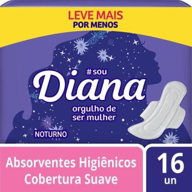 Imagem de Absorvente Diana Noturno Suave 16 Unidades