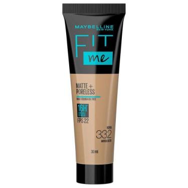 Imagem de Base Líquida Maybelline NY Fit Me Matte FPS22, 332