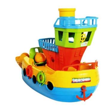 Imagem de Brinquedo Barco Infantil Colorido Embarcadinho TaTeTi