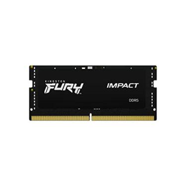 Imagem de KF548S38IB-16 - Módulo de memória de 16GB SODIMM DDR5 4800Mhz FURY Impact Black 1,1V 1Rx8 262 pinos para notebook/gamers