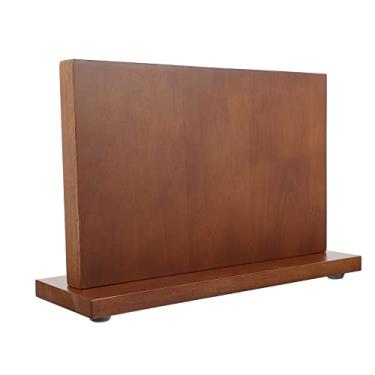 Imagem de Hemoton 1 Unidade Porta Magnético Cremalheira Do Cortador Magnético Cortador De Organizador Do Vintage Suporte De Corte Bloco De Corte Cozinha Madeira Antiquado Porta Talheres