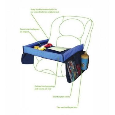 Imagem de Suporte mesa mesinha de atividades infantil para carro E casa portatil com organizador de acessorios