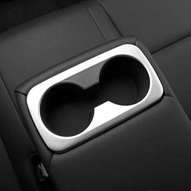 Imagem de JIERS Para Hyundai Tucson 3º 2015-2018, ABS cromado suporte de copo de água para assento traseiro de carro acessórios de acabamento para decoração de interiores