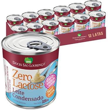 Imagem de Leite Condensado Zero Zero São Lourenço 335g (12 Latas)