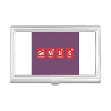 Imagem de Porta-cartões de visita Ciência Ge Ni U S da Chemical Element