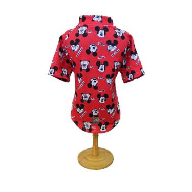 Imagem de Fábrica Pet Blusa Disney Vermelha Mickey - Tam.3