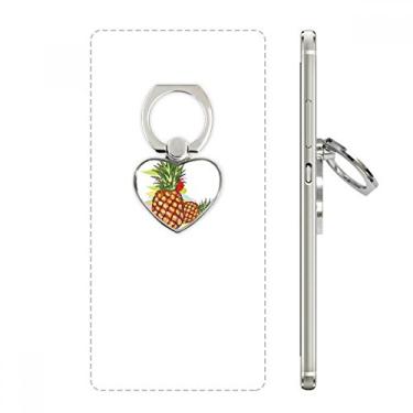 Imagem de Abacaxi Suporte de anel de telefone para desenho de frutas para casais, suporte universal