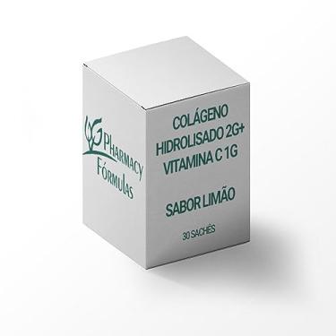 Imagem de Colágeno Hidrolisado + Vitamina C Sabor Limão | 30 Sachês | Pharmacy & Formulas