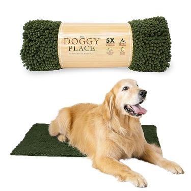 Imagem de My Doggy Place Tapete de microfibra para patas lamacentas, cebolinha de 91,44 cm x 66 cm - tapete absorvente e de secagem rápida para limpeza de patas de cachorro, seguro para lavadora e secadora -
