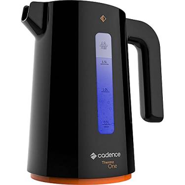 Imagem de Chaleira Elétrica Cadence Contrast, 110V, Preto, 1,7L, CEL388