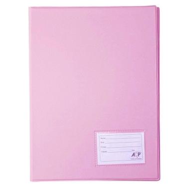 Imagem de Pasta Catálogo Ofício 20 Plásticos Acp Rosa 132 24 Unidades