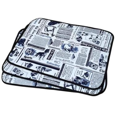 Imagem de Tapetes Higiênico Lavável Kit 3 ou 6 Peças Jornal 100x70cm Xg ou 70x50cm G - Impermeável e Absorvente - 300 lavagens cada peça (6, Grande)