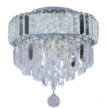 Imagem de Pendente/Plafon Redondo Dueto 300 Cristal 100w (25w Por Soquete) - Taschibra